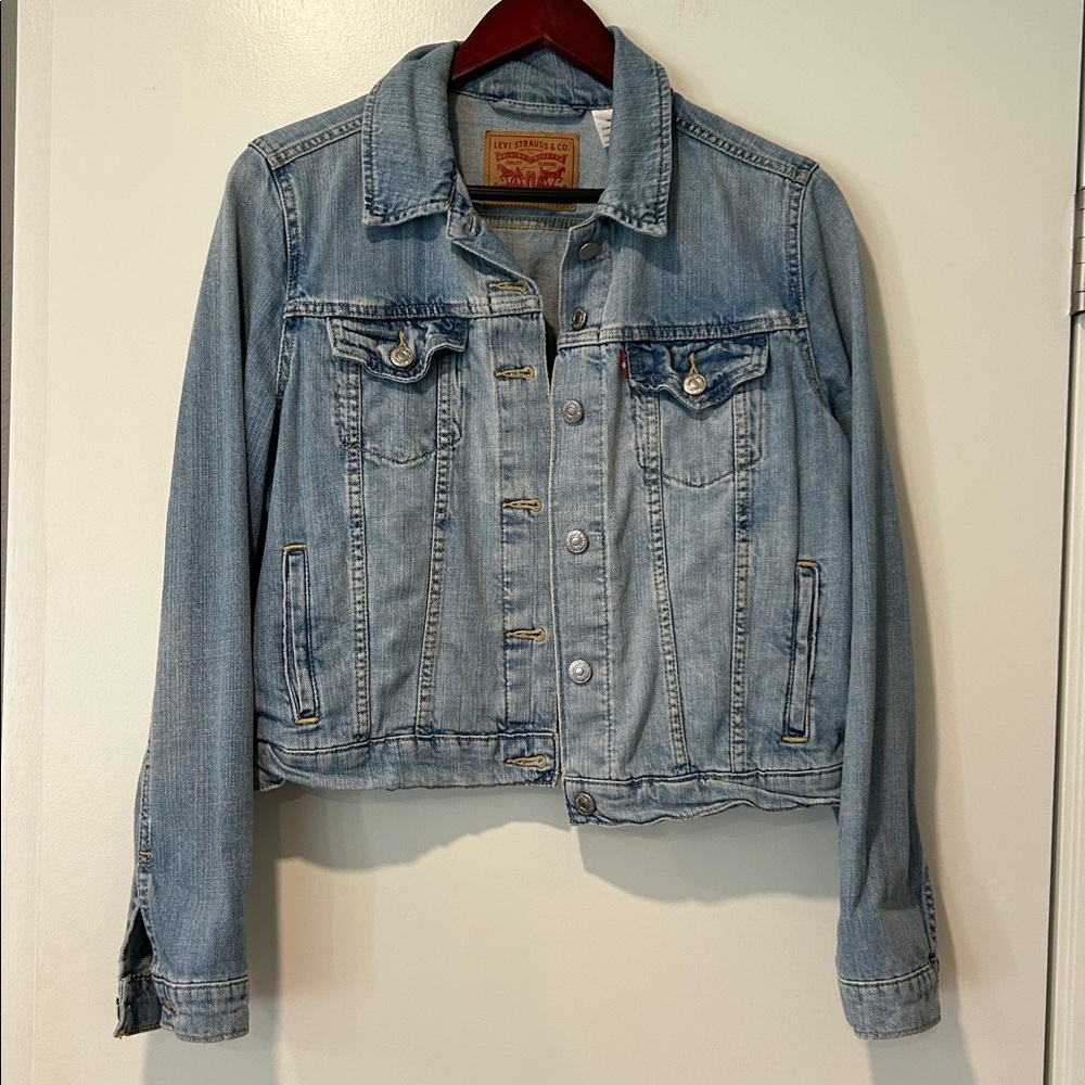 Levi’s Authentic Trucker Jacket in Ocean Hybrid Size Large - Picture 2 of 7
